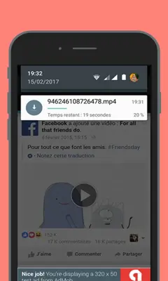 Facebook Downloader New 2017 android App screenshot 1