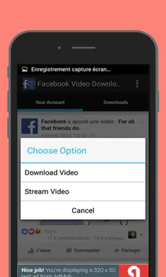 Facebook Downloader New 2017 android App screenshot 2