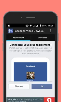 Facebook Downloader New 2017 android App screenshot 5